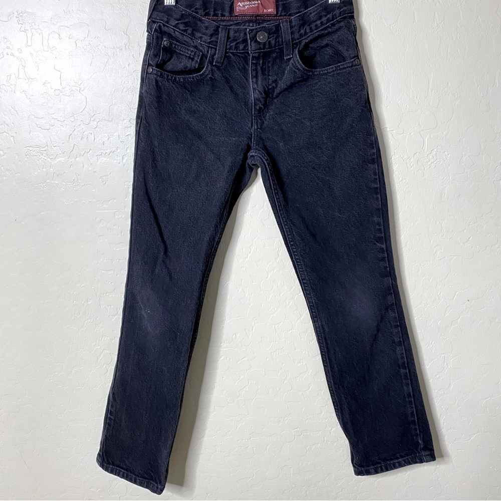 Arizona Jean Company Co Skinny Black Jeans Boys Size 10 Regular